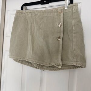 Zara Light Olive Skort